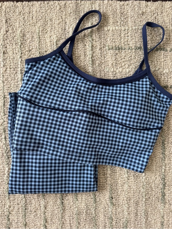 Abercrombie & Fitch Other - Abercrombie & Fitch Blue and Black Gingham Cami Top